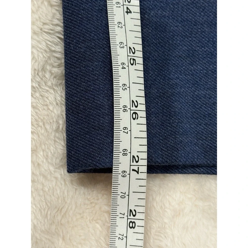 NWT Talbots Women's MONTAUK Pants Sz 22W Blue High Waist Ankle Flare Leg Pull-On